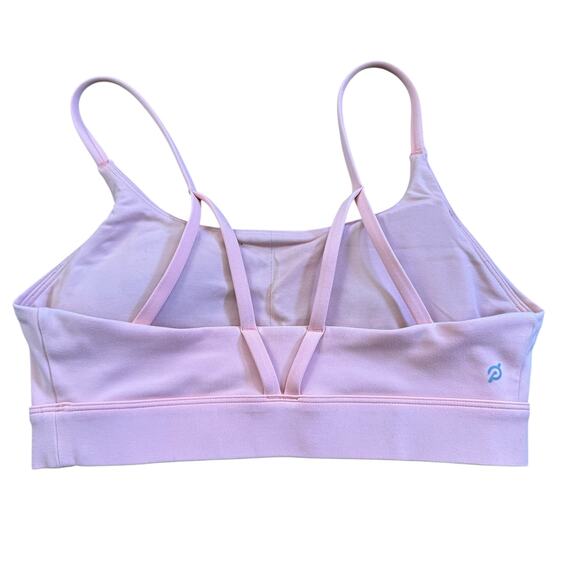 Peloton Logo Cadent Peak Strappy Activewear Bra Size Small Light Padding Cycle - Picture 9 of 12